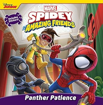 spidey and his amazing friends panther patience  disney books 1368069886, 978-1368069885