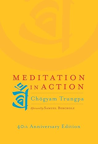 meditation in action  chogyam trungpa, sam bercholz 159030876x, 978-1590308769