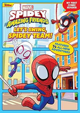 spidey and his amazing friends let s swing spidey team my first comic reader  steve behling, marvel press