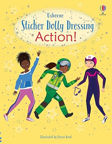 sticker dolly dressing action  fiona watt 1801313199, 978-1801313193