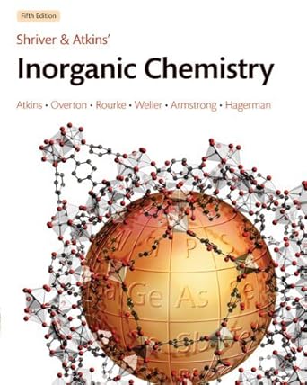 inorganic chemistry 5th edition shriver b00htke6uy