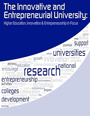 higher education innovation and entrepreneurship in focus 1st edition office of innovation and