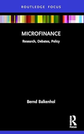 microfinance 1st edition bernd balkenhol 1032095482, 978-1032095486