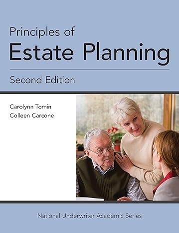 principles of estate planning 2nd edition carolynn tomin ,colleen carcone 1941627579, 978-1941627570