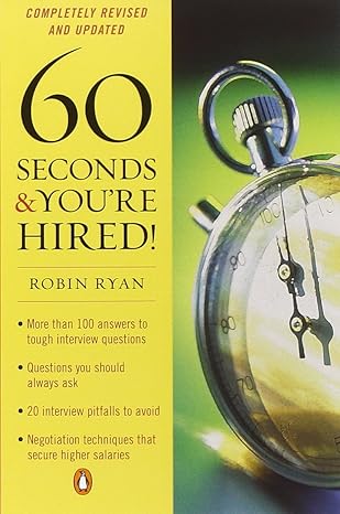 60 seconds and you re hired revised edition robin ryan 0143112902, 978-0143112907