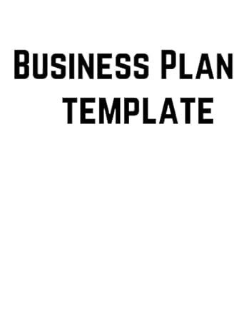 business plan template 1st edition sundae bess b0cfcn9s88