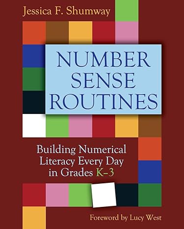 number sense routines 1st edition jessica shumway 1571107908, 978-1571107909