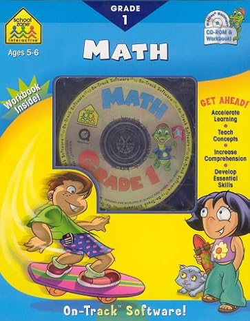 math 1 1st edition dalmatian press staff ,school zone publishing interactive staff 0887439322, 978-0887439322