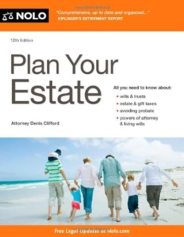 plan your estate 12th edition denis clifford 141332018x, 978-1413320183