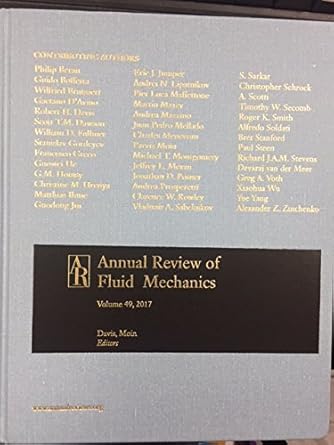 annual review of fluid mechanics 2017 1st edition annual reviews 0824307496, 978-0824307493