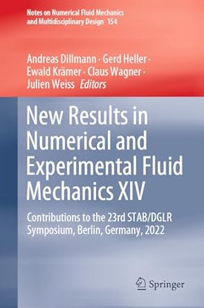 new results in numerical and experimental fluid mechanics xiv contributions to the 23rd stab/dglr symposium