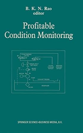 profitable condition monitoring 1st edition b k n rao 0792320980, 978-0792320982