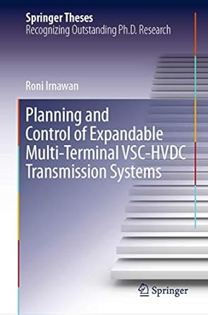 planning and control of expandable multi terminal vsc hvdc transmission systems 1st edition roni irnawan