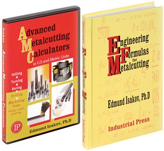 advanced metalcutting calculators in u s and metric units and engineering formulas for metalcutting combo set