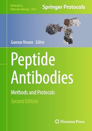 peptide antibodies methods and protocols 2nd edition gunnar houen 1071639137, 978-1071639139