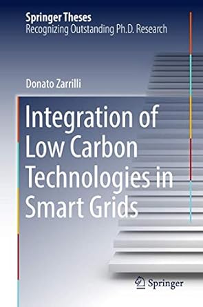 integration of low carbon technologies in smart grids 1st edition donato zarrilli 3319983571, 978-3319983578