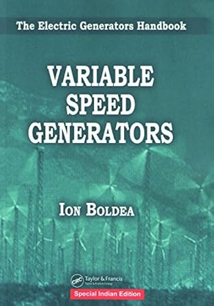 variable speed generators 1st edition ion boldea 1855739844, 978-0849357152