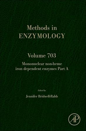 mononuclear non heme iron dependent enzymes 1st edition jennifer bridwell rabb ,anna maria pyle ,david