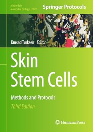 skin stem cells methods and protocols 3rd edition kursad turksen 1071640909, 978-1071640906