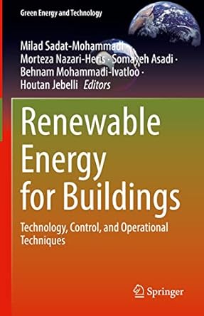 renewable energy for buildings technology control and operational techniques 1st edition milad sadat