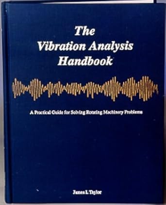 the vibration analysis handbook 1st edition james i taylor 0964051702, 978-0964051706