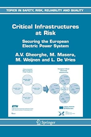 critical infrastructures at risk securing the european electric power system 2006th edition a v gheorghe ,m