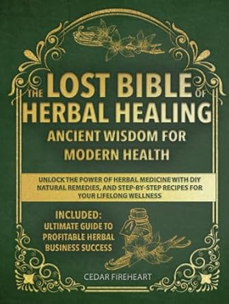 the lost bible of herbal healing 5 in 1 ancient wisdom for modern health unlock the power of herbal medicine