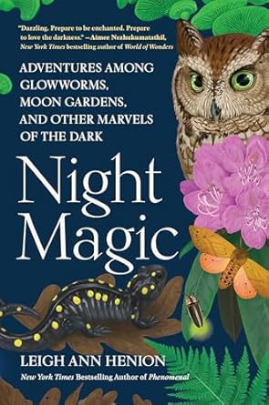 night magic adventures among glowworms moon gardens and other marvels of the dark 1st edition leigh ann