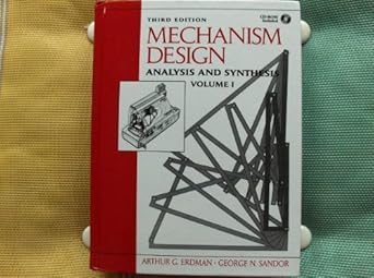 mechanism design analysis and synthesis vol 1 1st edition arthur g erdman ,george n sandor 0132677822,