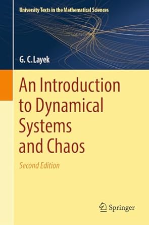 an introduction to dynamical systems and chaos 2nd edition g c layek 9819976944, 978-9819976942