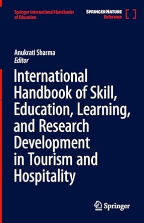 international handbook of skill education learning and research development in tourism and hospitality 2024th