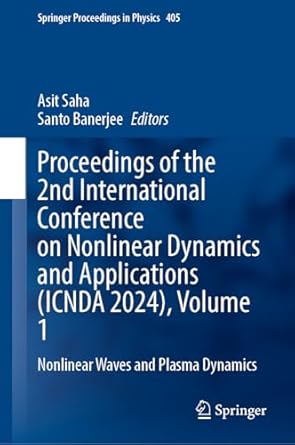 proceedings of the 2nd international conference on nonlinear dynamics and applications volume 1 nonlinear