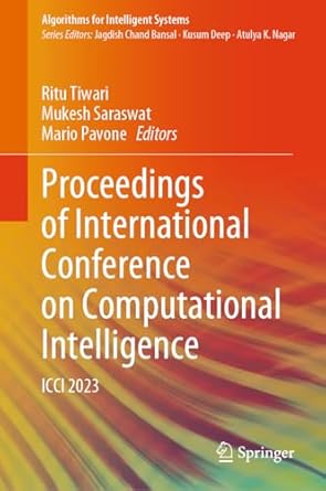 proceedings of international conference on computational intelligence icci 2023 2024th edition ritu tiwari