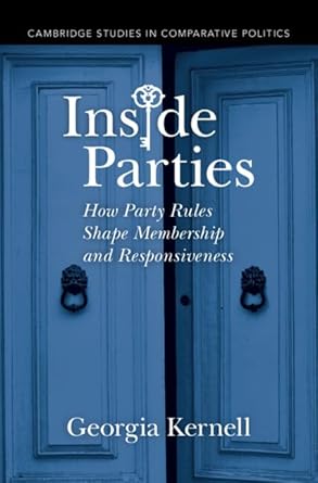 inside parties how party rules shape membership and responsiveness 1st edition georgia kernell 1009514652,