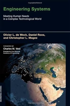 engineering systems meeting human needs in a complex technological world 1st edition olivier l de weck