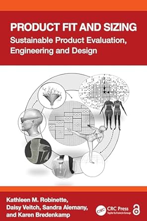 product fit and sizing sustainable product evaluation engineering and design 1st edition kathleen m robinette