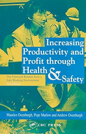 increasing productivity and profit through health and safety the financial returns from a safe working