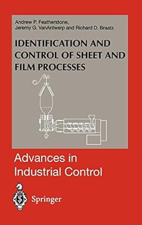 identification and control of sheet and film processes 1st edition  1852333057, 978-1852333058