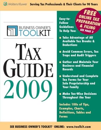 toolkit tax guide 2009 1st edition toolkit media group 0808092073, 978-0808092070