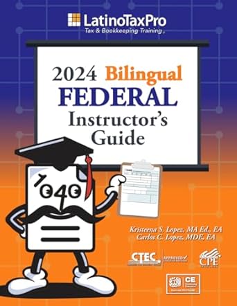 2024 bilingual federal instructors guide 1st edition kristeena s lopez ma ea b0d9tf4j82, 979-8333662644