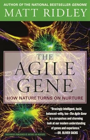 the agile gene how nature turns on nurture 1st edition matt ridley 006000679x, 978-0060006792