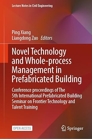 novel technology and whole process management in prefabricated building conference proceedings of the 5th