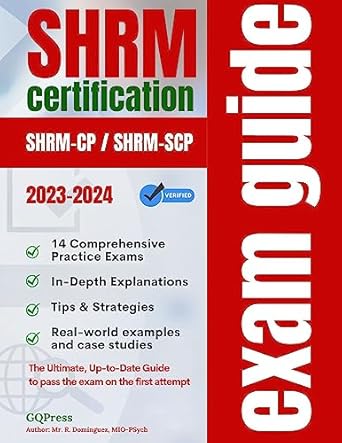 shrm certification exam guide shrm cp / shrm scp 1st edition mr r dominguez b07zc9j8zd, b0c8jz2h8m