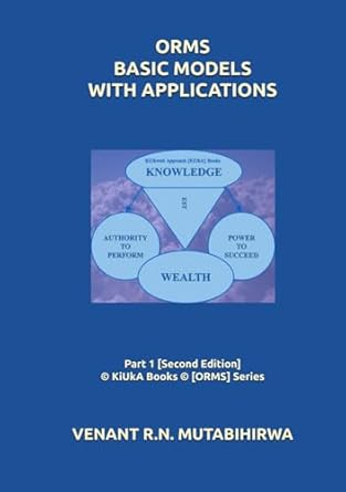 orms basic models with applications part 1   kiuka books orms series kiuka books operations