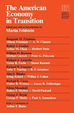 the american economy in transition underlining edition martin feldstein 0226240819, 978-0226240817