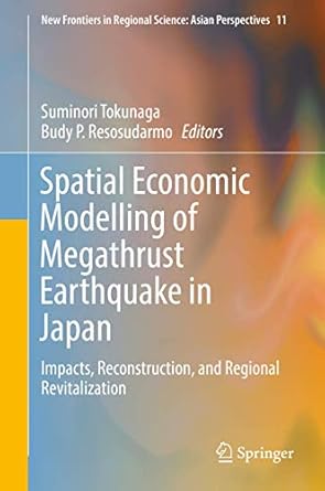 spatial economic modelling of megathrust earthquake in japan impacts reconstruction and regional