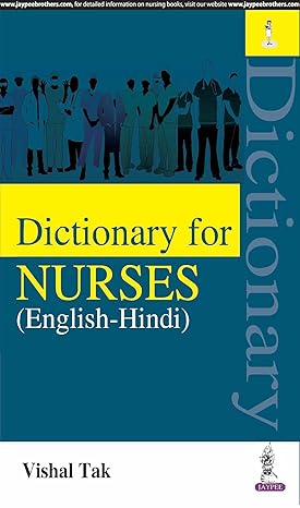 dictionary for nurses 1st edition tak vishal 9386150395, 978-9386150394