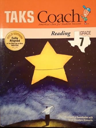 taks coach reading grade 7 1st edition triumph learning 1586206354, 978-1586206352