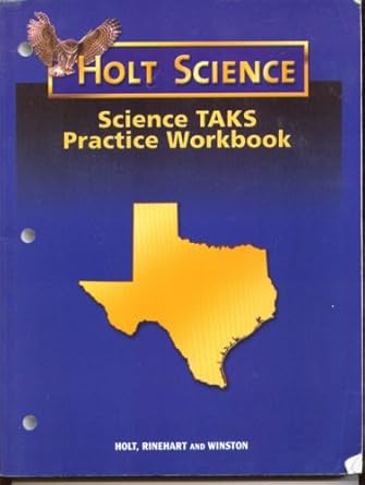 tx taks practice wkbk sci 2002 1st edition holt 0030667542, 978-0030667541