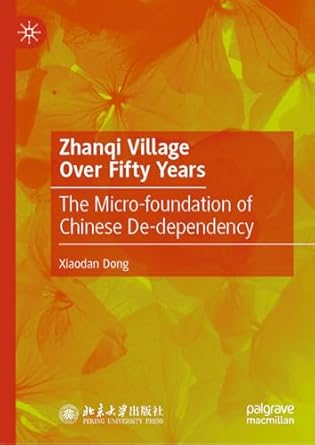 zhanqi village over fifty years the micro foundation of chinese de dependency 2024th edition xiaodan dong